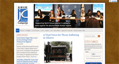 Desktop Screenshot of jubileecampaign.org